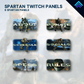 Spartan Themed Twitch Panels by iLeveled