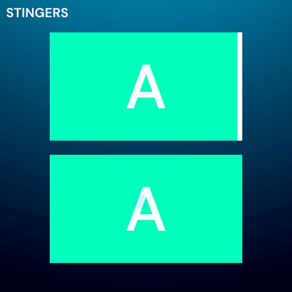 Leveled Up Pack Minimal Stinger Transitions and Track Matte Transitions - iLeveled.com