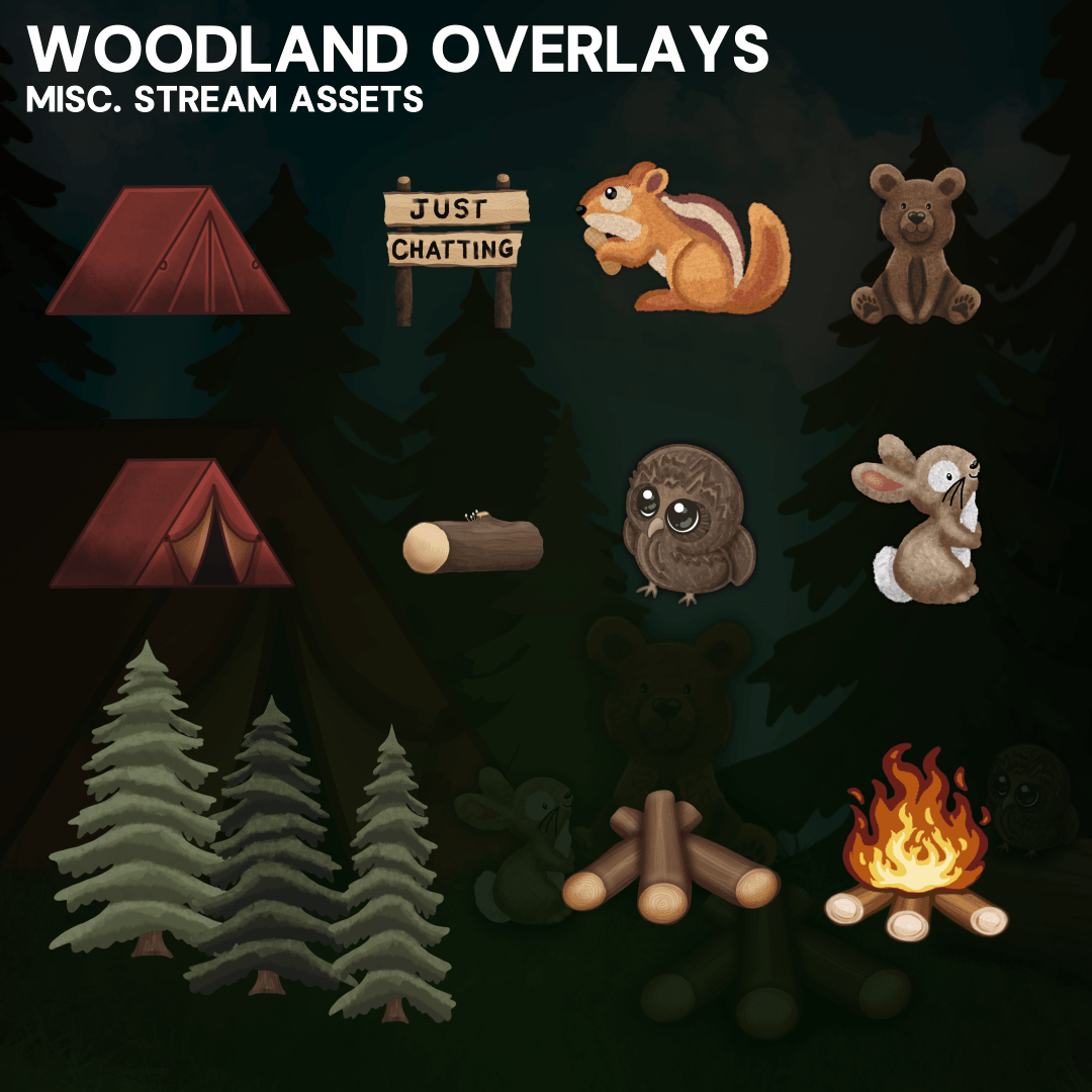 Calm Forest Overlay Pack by TR1CHcreates